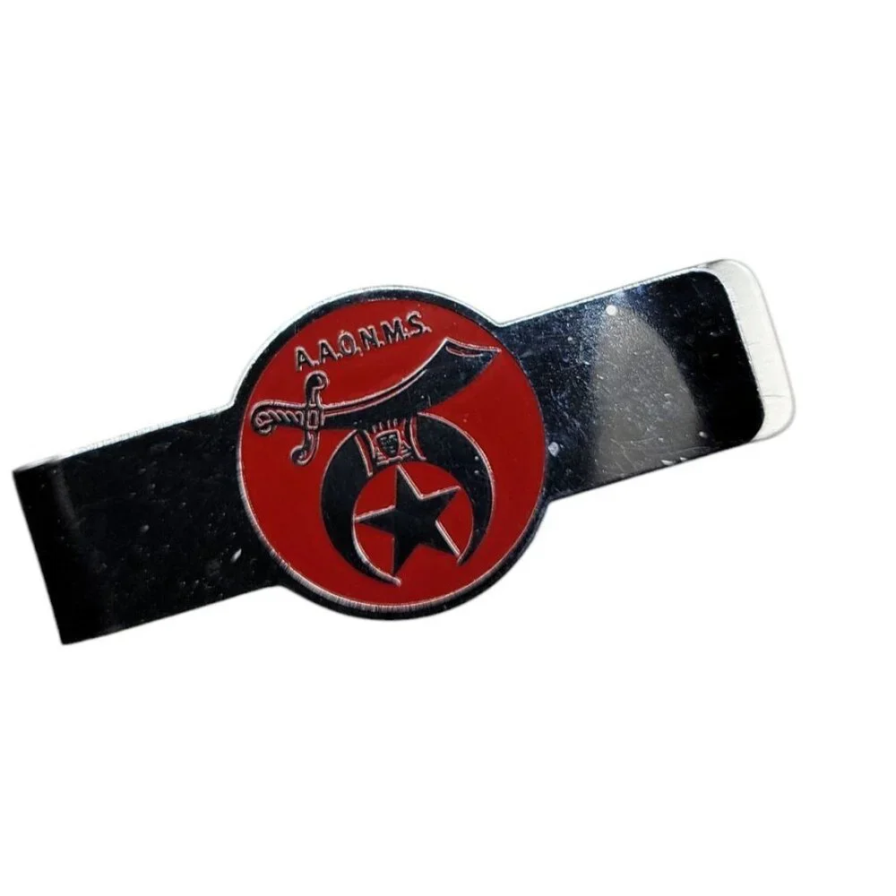 AAONMS Shriners Money Clip Ancient Egyptian Arabic Order Nobles Mystic Shrine - Picture 2 of 6